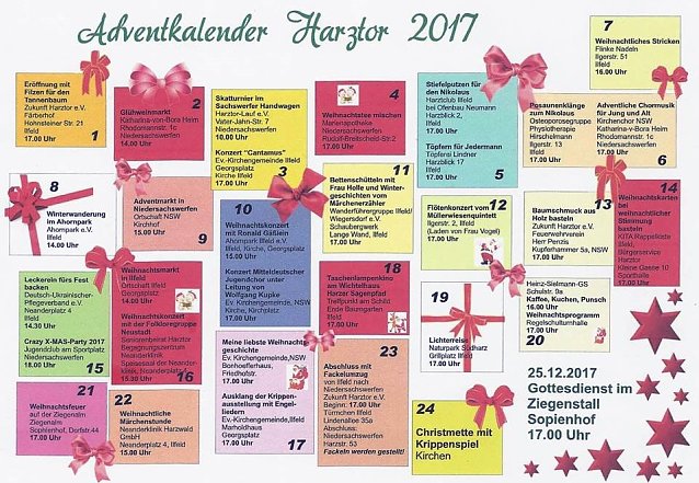 Bild: Harztor Adventskalender