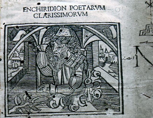 Bild: Titelseite des "Enchiridion poetarum clarissimorum"