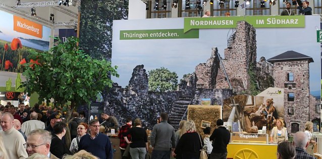 Bild: Als Region pr&auml;sentiert - Aussteller und Landkreis haben Bilanz zur Gr&uuml;nen Woche gezogen