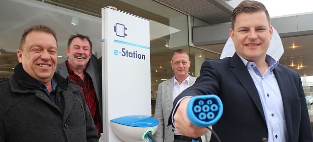 Bild: v.l. Uwe Richter, Andreas Fiedler, Ronny Schwolow, Sascha Albertsmeyer