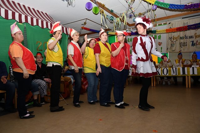 Bild: Rosenmontag bei der Nordth&uuml;ringer Lebenshilfe