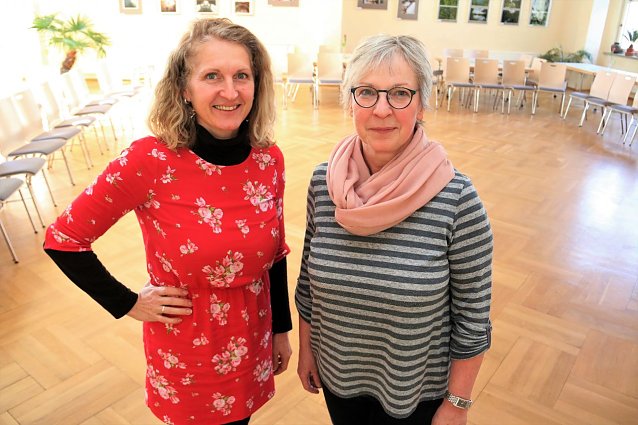 Bild: Melanie Vo&szlig;-Inan&ccedil; (links) arbeitet seit Februar an der Seite von Nordhaus-Leiterin Heike Ullrich.