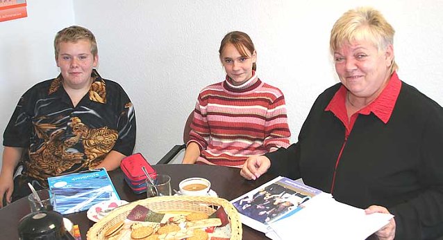 Bild: Interviewer, Gr&uuml;nwald