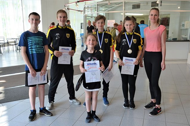 Bild: LV Altstadt beim 19. Badmintontag f&uuml;r Kinder und Jugendliche
