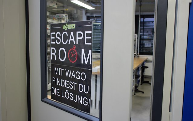 Bild: Technik-R&auml;tsel im WAGO Escape Room