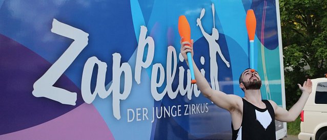 Bild: Wes Peden er&ouml;ffnete die Zappelini-Zeltsaison