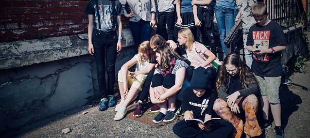 Bild: Klasse 7b ohne Sophie