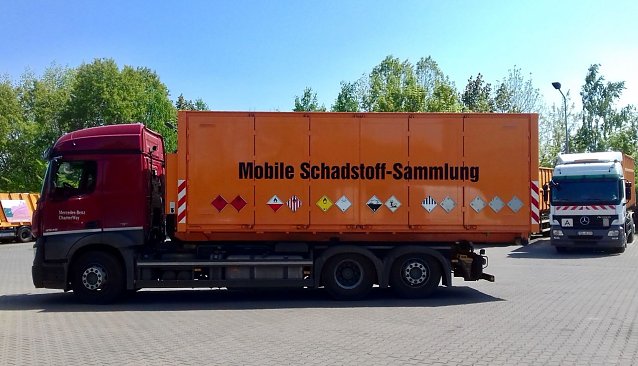 Bild: Schadstoffmobil wieder im Landkreis Nordhausen unterwegs