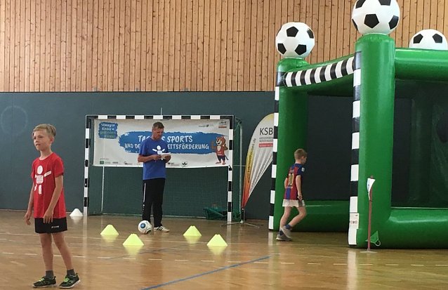 Bild: Der erste von insgesamt f&uuml;nf angesetzten Tagen des  Sports und der Gesundheitsf&ouml;rderung wurde am Montag in der Grundschule Am F&ouml;rstemannweg in Nordhausen ausgetragen