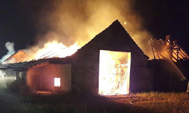 Bild: Feuer in Branderode