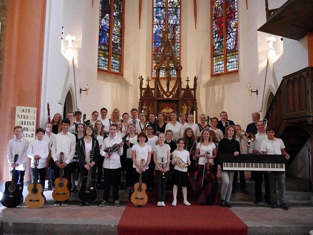 Bild: Das Jugendorchester "Capella Juventa" der Kirchgemeinde Ilfeld im S&uuml;dharz blickt mittlerweile auf 20 Jahre zur&uuml;ck