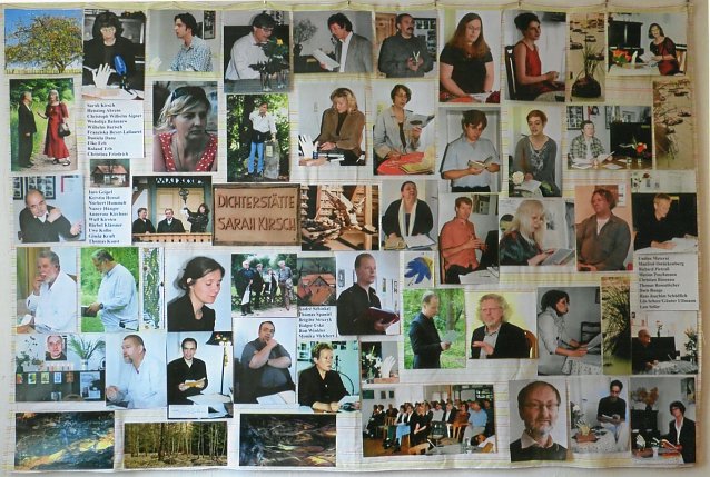 Bild: Zur Zeit werden mit zahlreichen Fotografien Dokumente &uuml;ber die literarischen Ereignisse im Dorf an der Sete seit 1997 dargeboten