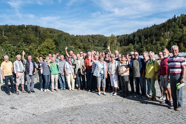 Bild: Seniorenwandern am Wendefurther Stausee