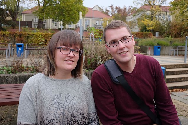 Bild: Das Gr&uuml;nderteam Babett K&ouml;hler und Matthias Esche (v.l.) sind EXIST-Stipendiaten