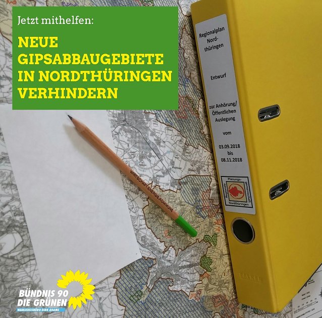 Bild: Noch bis zum 8. November 2018 k&ouml;nnen Sie zum Entwurf des Regionalplans f&uuml;r Nordth&uuml;ringen Stellung nehmen