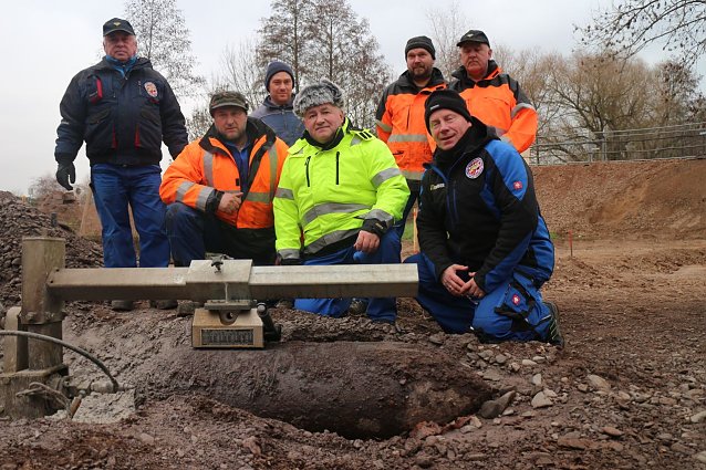 Bild: Die Firma Tauber Delaborierung hat dieses Jahr bereits den f&uuml;nften Blindg&auml;nger in Nordhausen entsch&auml;rft