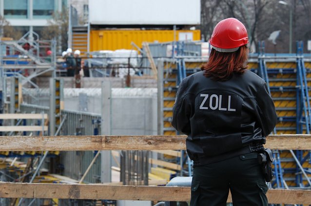 Zollkontrolle auf dem Bau Foto: IG Bauen-Agrar-Umwelt, Bezirksverband Nordth&uuml;ringen