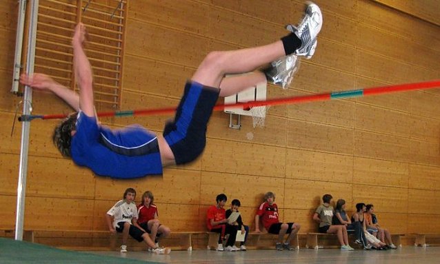 Bild: Hochgesprungen