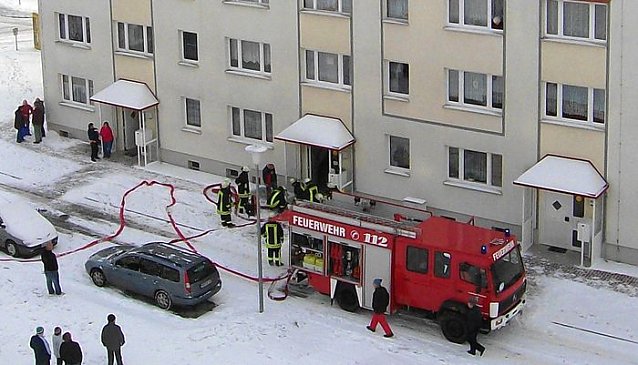 Bild: Brand in Sollstedt