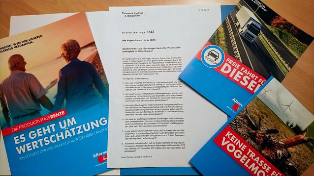 Bild: Info-Mappe AfD