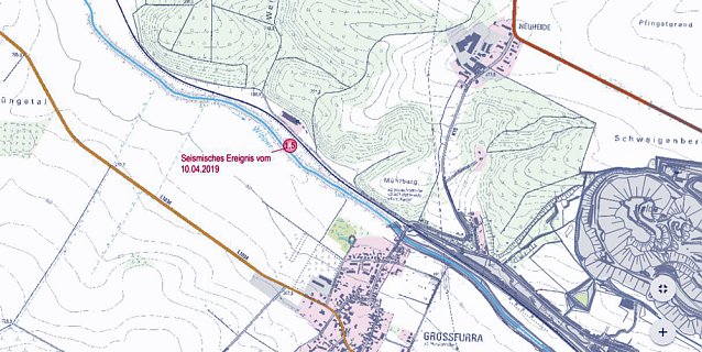 Bild: Weitere Informationen zum seismischen Ereignis