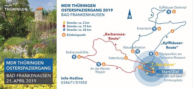 Bild: MDR-Osterspaziergang am Kyffh&auml;user