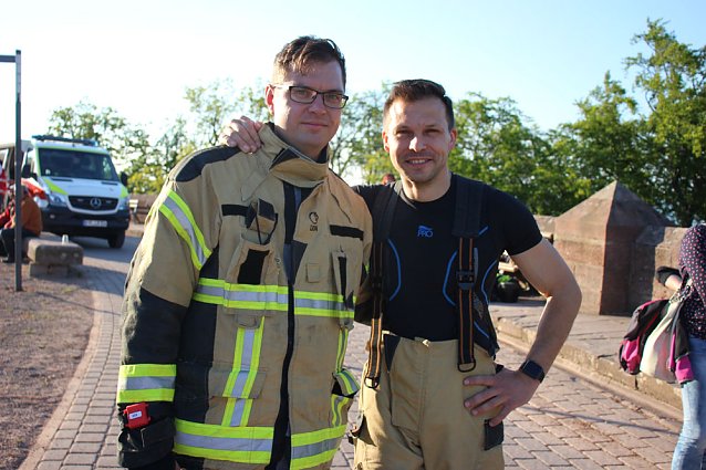 Bild: Beim Turmtreppenlauf dabei