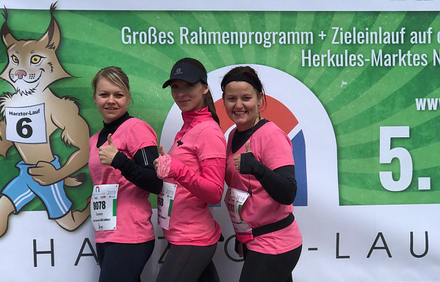 Bild: Auch beim Harztorlauf war man dabei
