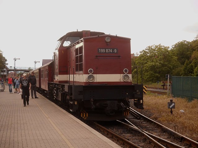 Bild: Nach der Ankunft in Nordhausen