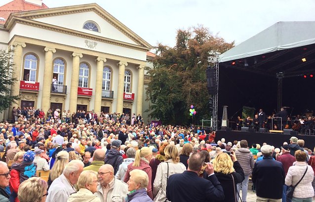 Bild: 100 Jahr Feier des Theaters Nordhausen