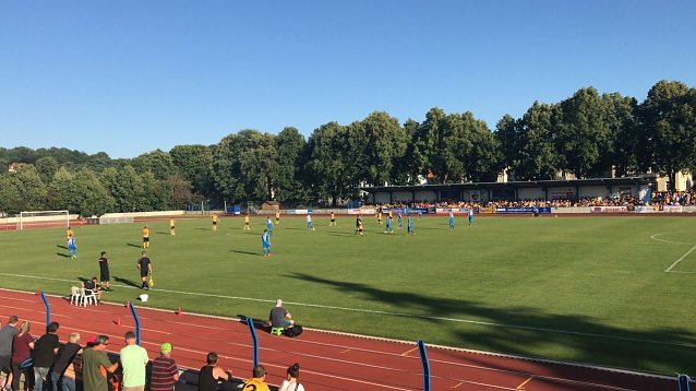 Bild: Zum zweiten Testspiel weilte Wacker in Grimma