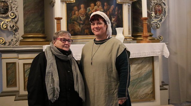 Bild: Wollen ihre Kirche retten: Elke Blanke und Astrid Lautenschl&auml;ger