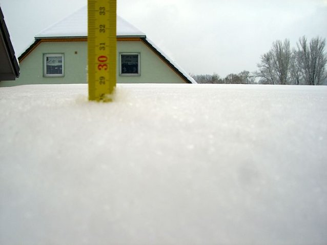 Bild: Schnee gemesen