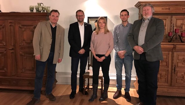 Forschugsbesuch Foto: HS NDH