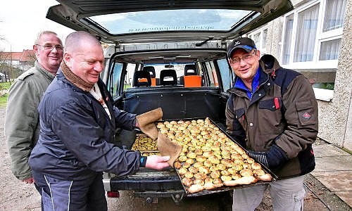 In G&ouml;rsbach wird am 16. Februar wieder zum traditionellen Kartoffelscheibeneessen geladen Foto: Sportgemeinschaft Blau-Gelb G&ouml;rsbach
