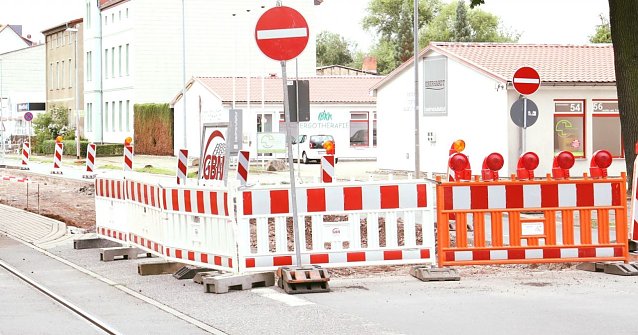 Bild: Vollsperrung