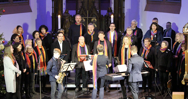 Bild: Ilfelderchor bei Auff&uuml;hrung