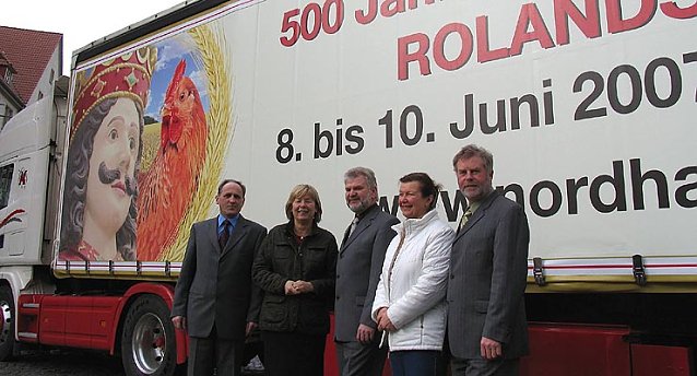 Bild: Auf Werbe-Tour
