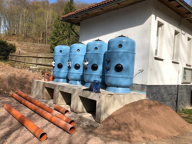 Bild: Neue Filderanlage im Ilfelder Waldbad