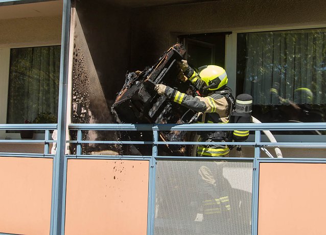 Bild: Balkonbrand