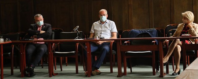 Bild: Corona-Pressegespr&auml;ch im Landratsamt