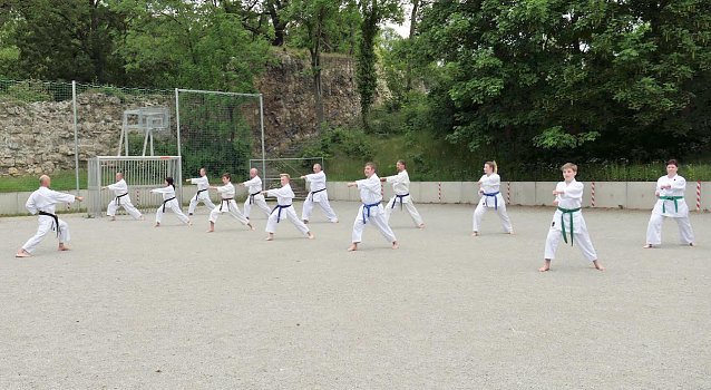 Bild: Karate-Training in Nordhausen