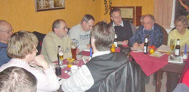 Bild: Diskussion in der Gilde