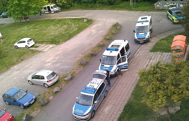 Bild: Polizeieinsatz in Ebeleben