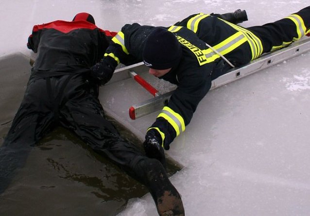 Bild: Eiskalt gerettet