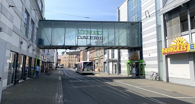 Bild: Der gang durch den Herkulesmarkt ist ab Juli nicht mehr m&ouml;glich