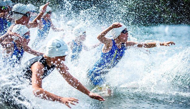 Bild: Triathlon-Start