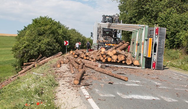 Bild: Unfall bei Buchholz heute Vormittag