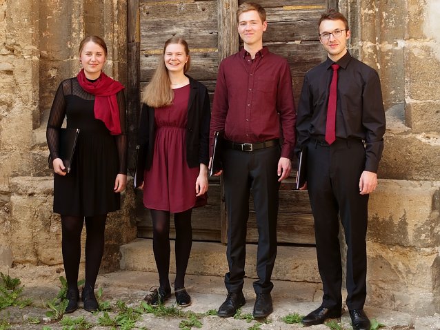 Bild: Das Quartett Lycksalig