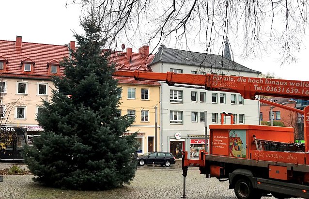 Bild: Weihnachtsbaum 2019: Hier k&ouml;nnte 2020 Ihr Baum stehen.